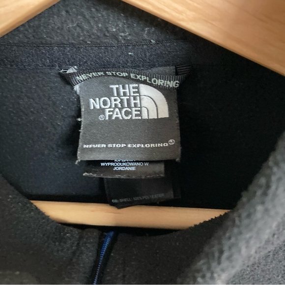 North Face Black Fleece with Blue Embroidery Logo, Size S - Picture 4 of 6